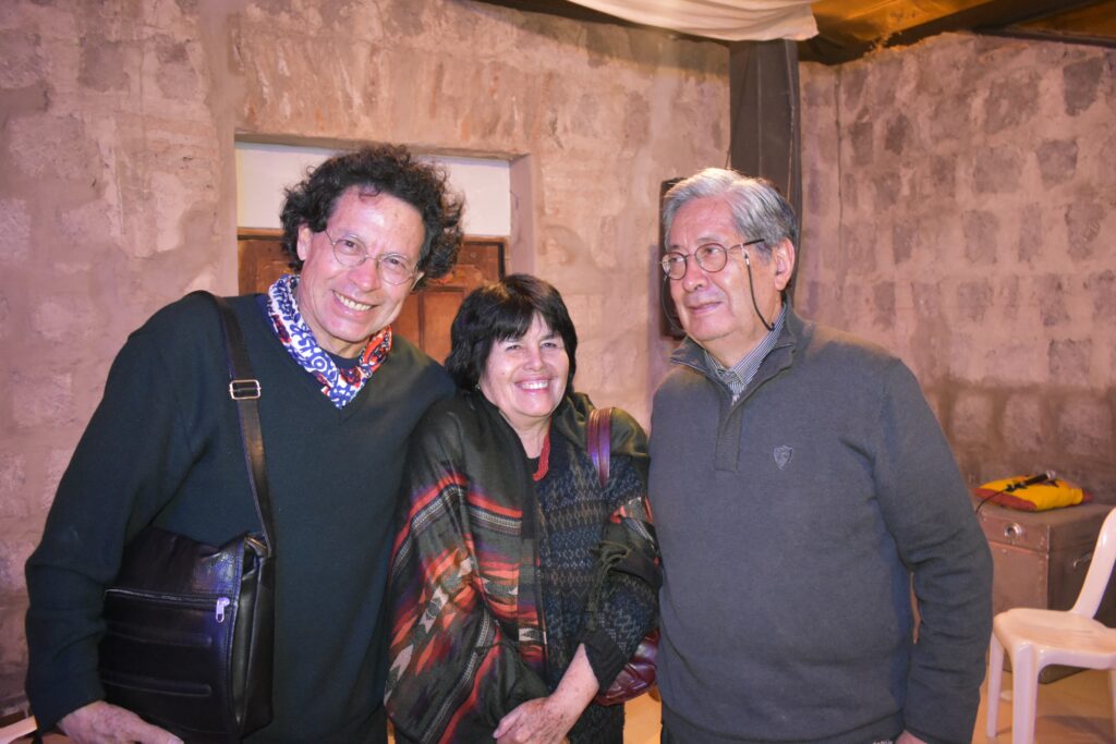 con Wilson Pico y Natacha Salguero